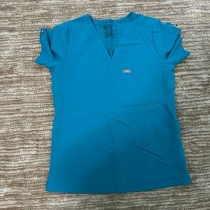 FIGS - Size Small NWOT “Teal Green” Caterina one pocket scrub top